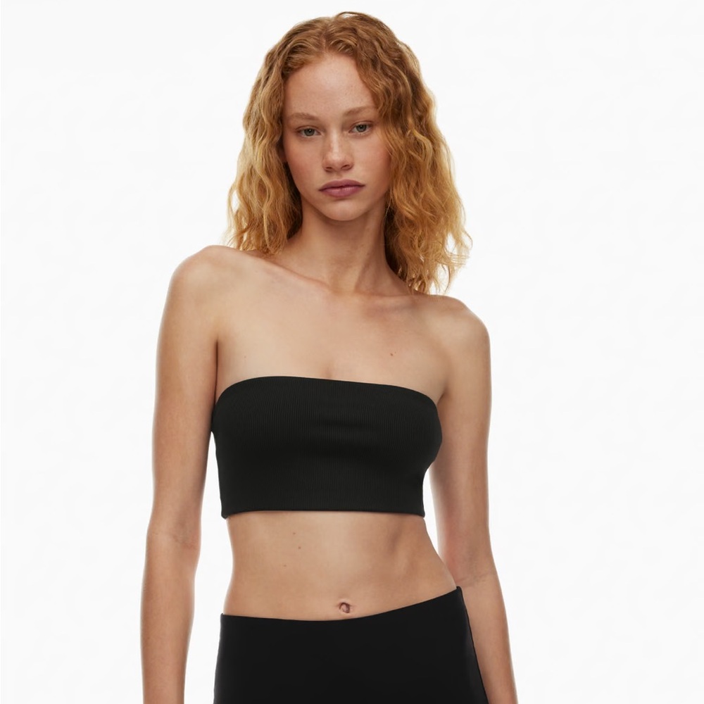Aritzia CONTOUR ribbed bandeau top size S